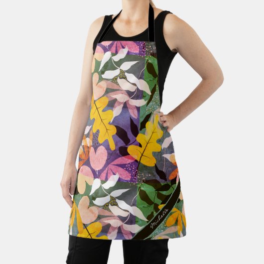 Herfst Abstract Bloemig Schort (Insitu)