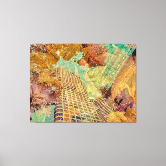 Herfst Abstract Canvas Afdruk (Voorkant)