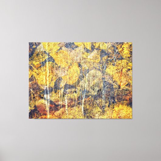 Herfst Abstract Canvas Afdruk (Voorkant)