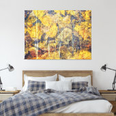 Herfst Abstract Canvas Afdruk (Insitu (Slaapkamer))