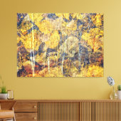 Herfst Abstract Canvas Afdruk (Insitu (Woonkamer))