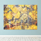 Herfst Abstract Canvas Afdruk (Insitu (Houten vloer))