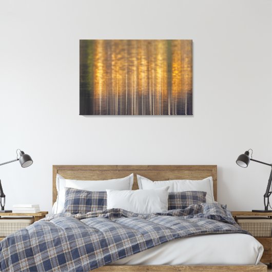 Herfst Abstract Canvas Afdruk (Insitu (Slaapkamer))