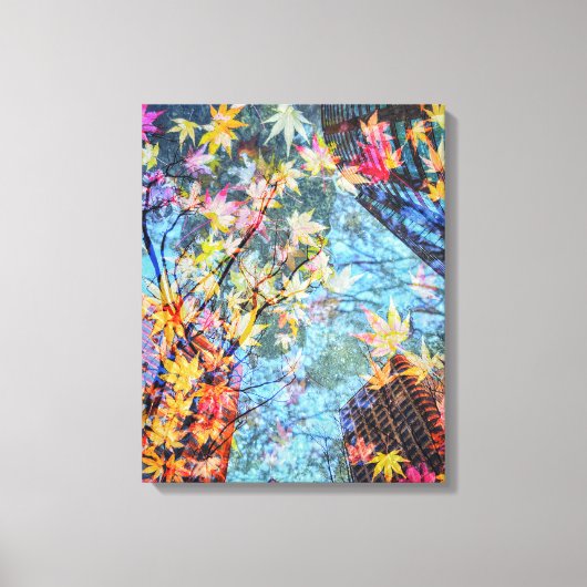 Herfst Abstract Canvas Afdruk (Voorkant)