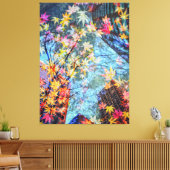 Herfst Abstract Canvas Afdruk (Insitu (Woonkamer))