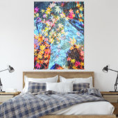 Herfst Abstract Canvas Afdruk (Insitu (Slaapkamer))