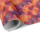 Herfst Abstract kleurrijk ontwerp Cadeaupapier (Rol Hoek)