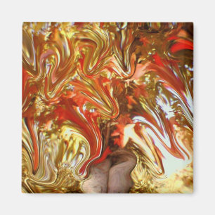 Herfst abstract magneet