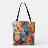 Herfst Abstract Tote Bag (Achterkant)
