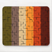 Herfst Abstracte strepen Muismat (Voorkant)