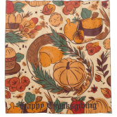 Herfst Abundance Douchegordijn (Voorkant)