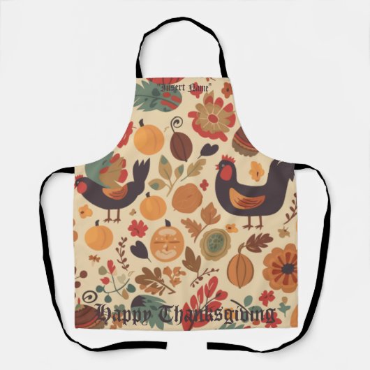 Herfst Abundance Schort (Voorkant)