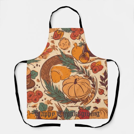 Herfst Abundance Schort (Voorkant)