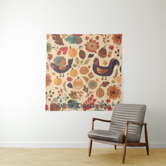 Herfst Abundance Wandkleed (In situ)