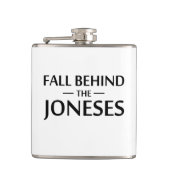 Herfst achter de jongens heupfles (Voorkant)