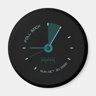 Herfst achter de zomertijd magneet