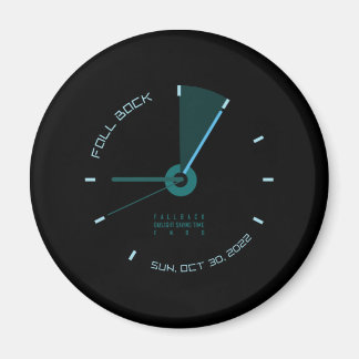 Herfst achter de zomertijd magneet