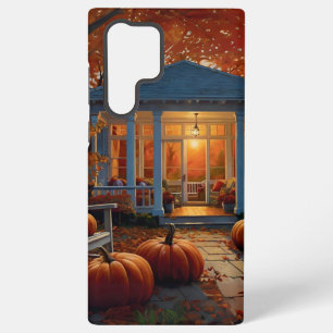 Herfst achtertuin samsung galaxy hoesje