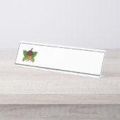 Herfst Acorn Bureau Naambordje (Voorkant)