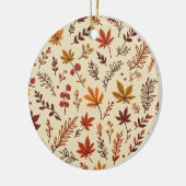 Herfst acryl Ornament (Links)