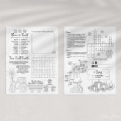 Herfst Activiteit Werkblad voor Kinderen Flyer