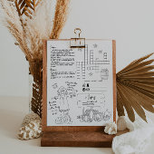 Herfst Activiteit Werkblad voor Kinderen Flyer