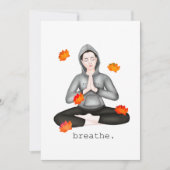 herfst. ademen bedankkaart (Voorkant)