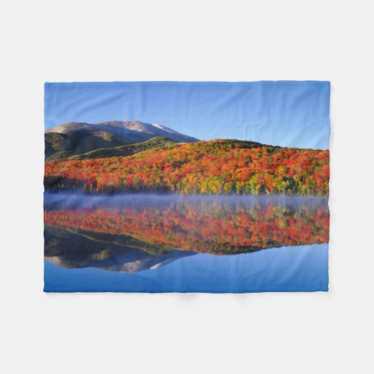 Herfst Adirondack Mountains | New York Fleece Deken (Voorkant (Horizontaal))