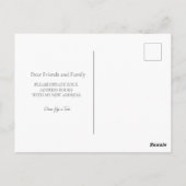 Herfst Adreswijziging Nieuw Seizoen Nieuw Huis Briefkaart (Achterkant)