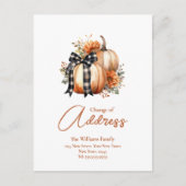 Herfst Adreswijziging | Verhuisbericht Briefkaart (Voorkant)