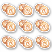 Herfst Aesthetische pompoenrolplank Sticker (Voorkant)