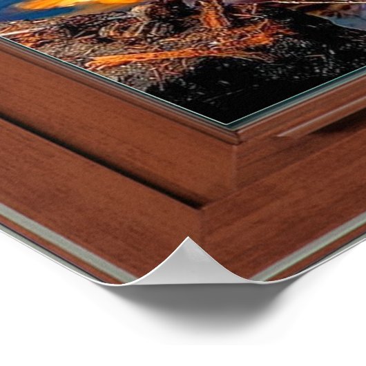 Herfst Afbeelding vensterherstel - Verlichting Poster (Hoek)