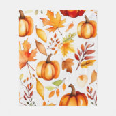 Herfst afdrukken fleece deken (Voorkant)