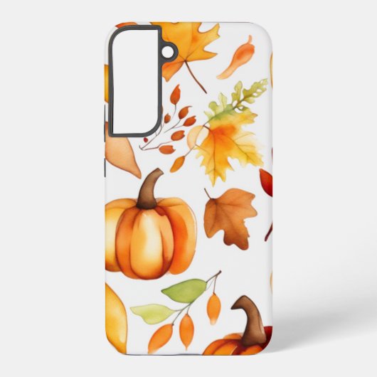 Herfst afdrukken samsung galaxy hoesje (Achterkant)