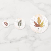 Herfst Afval Waterverf herfst Welkomstteken Confetti (Achterkanten)