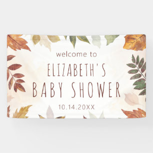 Herfst Afval Waterverf herfst Welkomstteken Spandoek