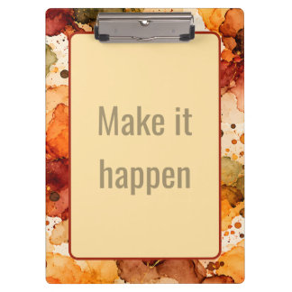 Herfst Alcohol Inkt Abstract Patroon Klembord