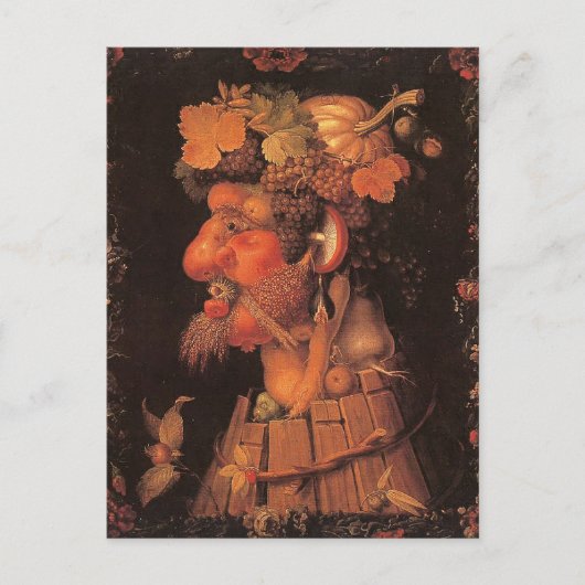 Herfst, Allegorisch Schilderen, Briefkaart (Voorkant)