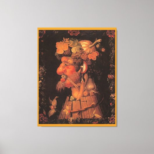 Herfst, Allegorisch Schilderen, Canvas Afdruk (Voorkant)