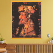 Herfst, Allegorisch Schilderen, Canvas Afdruk (Insitu (Woonkamer))