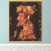 Herfst, Allegorisch Schilderen, Canvas Afdruk (Insitu (Houten vloer))