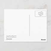 Herfst Alpaca Briefkaart (Achterkant)