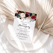 Herfst ambachtelijke kalligrafie 50ste huwelijksve kaart