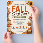 Herfst Ambachtelijke Markt Flyer (Hand)