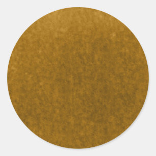 Herfst Amber Harvest Gold Waterverf Sjabloon Ronde Sticker