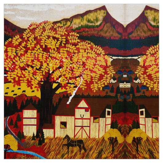 Herfst Americana Boerderij Stof (Swatch)