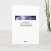 Herfst Angel met Kaart voor pompoen en roodThanksg (Achterkant)