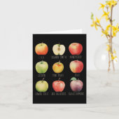 Herfst Appel plukken Apple Orchard Boho Boerderij  Kaart (Gele Bloem)