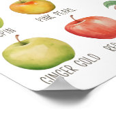 Herfst Appel plukken Apple Orchard Boho Boerderij Poster (Hoek)