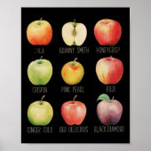 Herfst Appel plukken Apple Orchard Boho Boerderij  Poster (Voorkant)